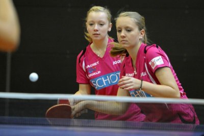 Sophie Schädlich und Patricia Jarsetz gewannen ihr Doppel!