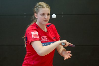 Kati Overhoff ist trotz junger Jahre die Dienstälteste im SCHOTT-Trikot!