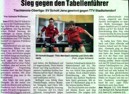 Presseartikel vom 03.10.2009
